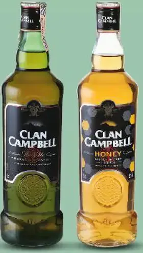 Clan Campbell škótska whisky alebo likér rôzne druhy