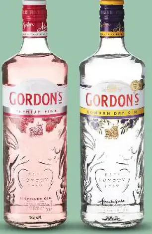 Gordon's gin rôzne druhy