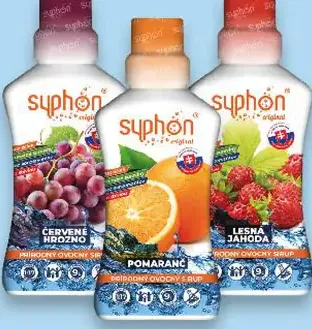 SYPLON prírodný sirup rôzne druhy