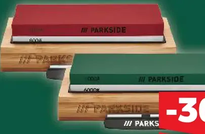 Parkside brúsny kameň s bambusovou podložkou