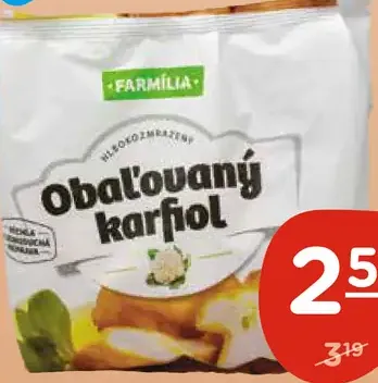 Obalovaný karfiol