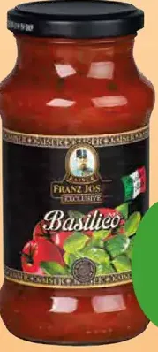 Franz Josef omáčka na cestoviny rôzne druhy