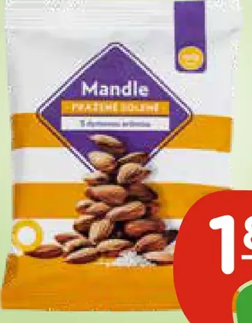 Terka mandle pražené solené