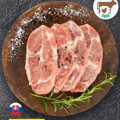 Bravčová krkovička plátky bez kosti Istemeat