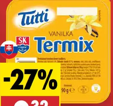 Tutti Termix vanilka