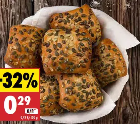 Žemľa s tekvicovými jadierkami pečivo