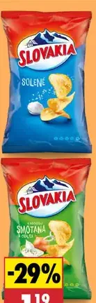 Slovakia chipsy solené