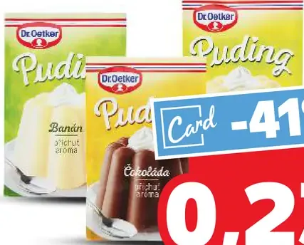 Dr. Oetker Puding rôzne druhy