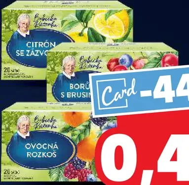 Ovocný čaj rôzne druhy