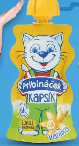 Pribináček tvarohovo-smotanový dezert kapsička vanilka