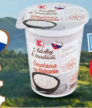 K-Classic z lásky k tradícii smotana na šľahanie 33 %