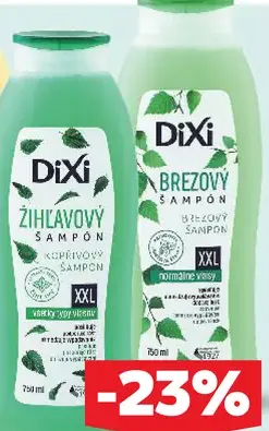 Dixi šampón na vlasy rôzne druhy