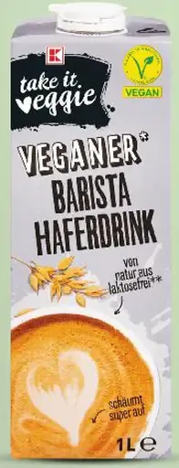 Take it veggie Veganer Barista Haferdrink trvanlivý ovsený nápoj
