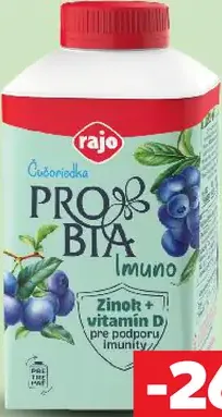 Rajo Probia Imuno jogurtový nápoj rôzne druhy