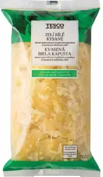 Tesco kvasená biela kapusta