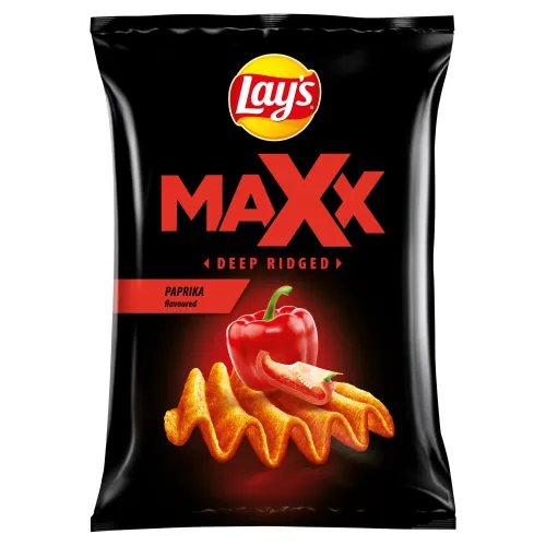 Lay's Maxx Vyprážané zemiakové lupienky s príchuťou papriky