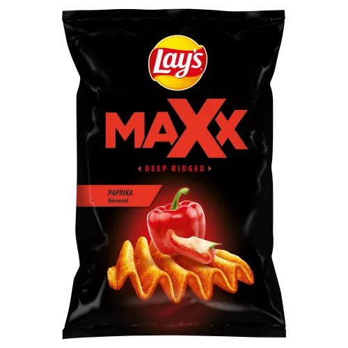 Lay's Maxx Vyprážané zemiakové lupienky s príchuťou papriky