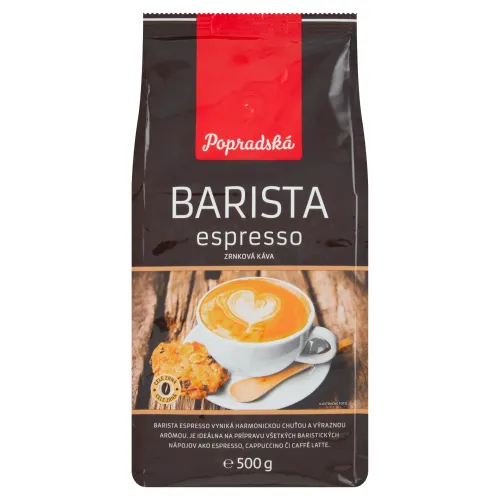 Popradská Barista espresso zrnková káva