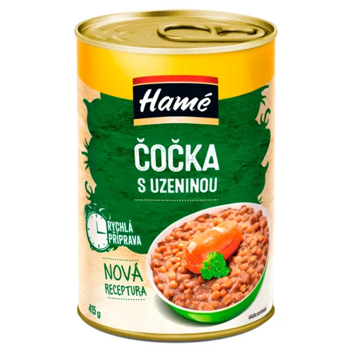 Hamé Šošovica s údeninou