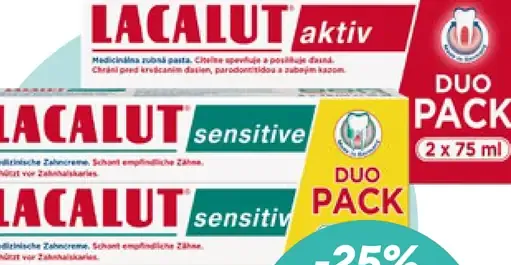 Lacalut zubná pasta aktiv