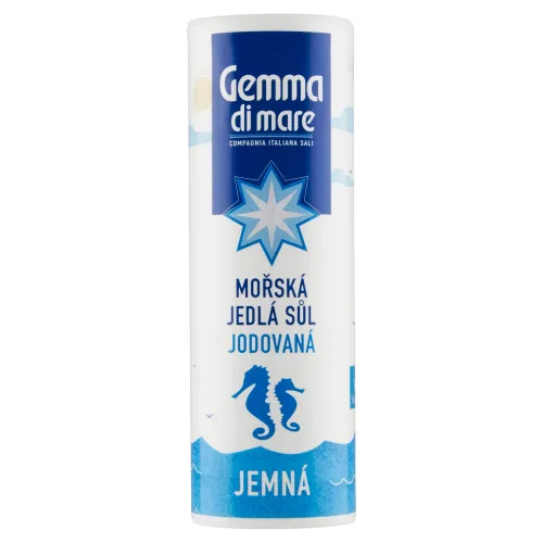 Gemma Di Mare Morská jedlá soľ jódovaná jemná