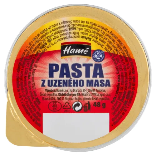 Hamé Pasta z údeného mäsa