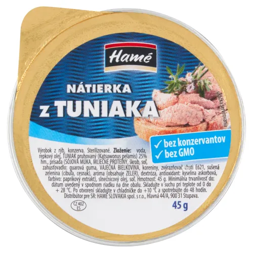 Hamé Nátierka z tuniaka