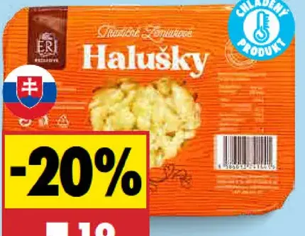 Tradičné halušky zemiakové