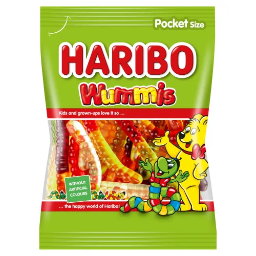 Haribo Wummis želé červíky s ovocnými príchuťami