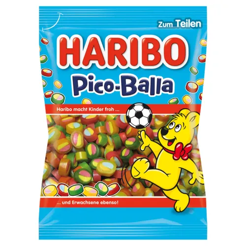 Haribo Pico Balla želé pelendreky s ovocnými príchuťami