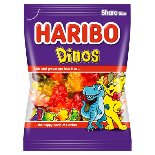 Haribo Dinos želé dinosaury s ovocnými príchuťami