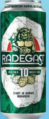 Radegast rázná 10 plechovka pivo