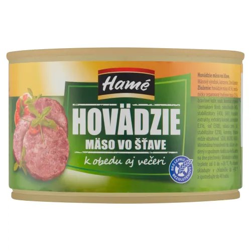 Hamé Hovädzie mäso v šťave