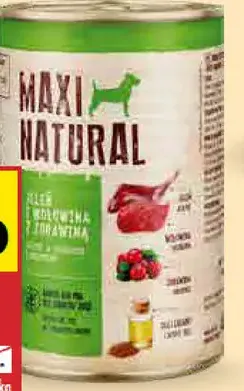 Maxi Natural krmivo pre psy v konzerve rôzne druhy