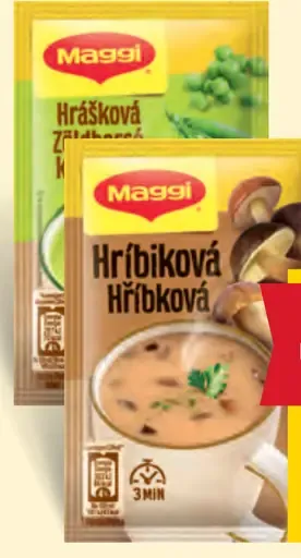 Maggi instantná polievka rôzne druhy