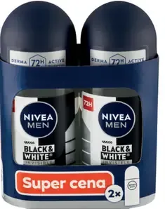 Nivea Men Black & White pánsky guľôčkový antiperspirant