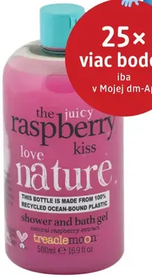 Treaclemoon sprchovací a kúpeľový gél The Raspberry Kiss