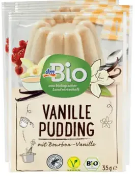 DmBio vanilkový puding v prášku