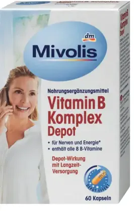 Mivolis Vitamin B Komplex Depot kapsuly výživový doplnok