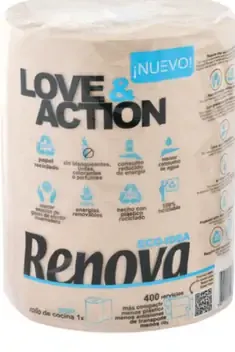 Renova Love & Action 2-vrstvové papierové kuchynské utierky
