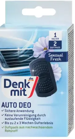Denkmit Auto Deo Sensual Fresh osviežovač vzduchu do auta