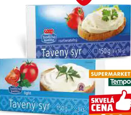 Syr tavený trojuholníky