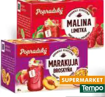 Popradský Šípky ovocný čaj s príchuťou