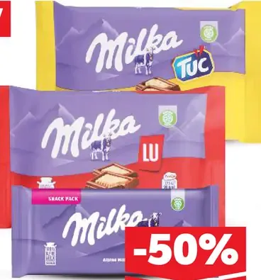 Čokoláda rôzne druhy Milka