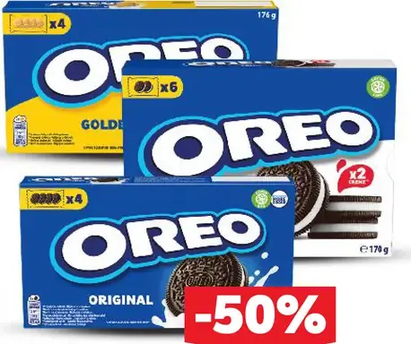 Oreo sušienky plnené krémom rôzne druhy