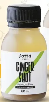 Fotta organic zázvorová šťava Ginger Shot rôzne druhy