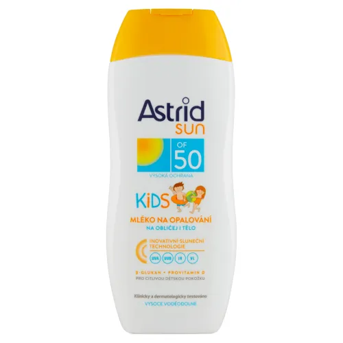 Astrid Sun Detské mlieko na opaľovanie OF