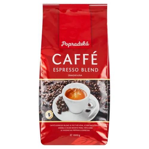 Popradská Caffé Espresso Blend zrnková káva