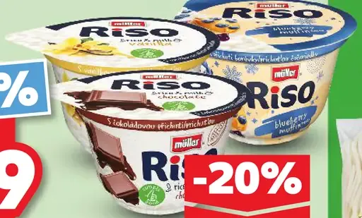 Riso Mliečna ryža rôzne druhy