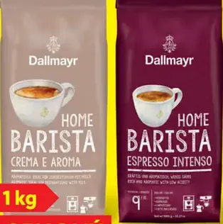 Dallmayr Home Barista mletá káva rôzne druhy